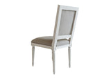Dax Louis Square Back Linen Chair