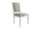 Dax Louis Square Back Linen Chair