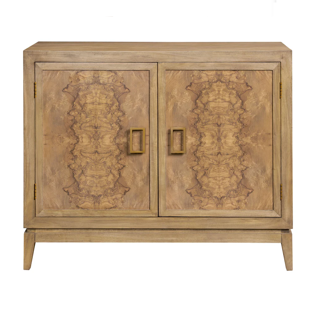Ash Burl Bleach Cabinet