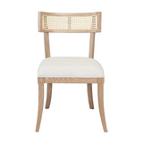 Cane and Cerused Oak Dining Chair