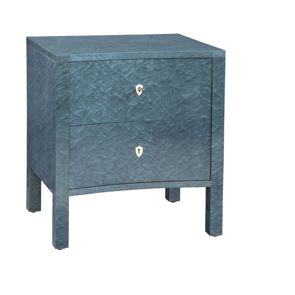 Wedgewood Blue Tortoise Side Chest