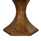 Round Light or Dark Burlwood 60" Dining Table