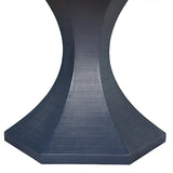 The Beaumont Navy Linen Round Dining Table