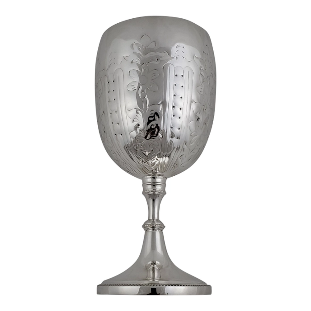 Kensington Engraved Silver Chalice