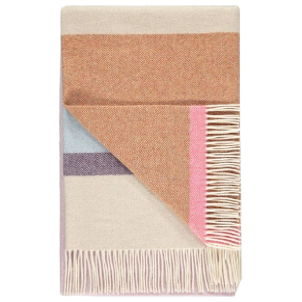 Hermes Inspired "H" Orange Throw Blanket