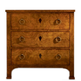 Continental Burlwood Bedside/Entry Chest
