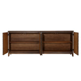 Line Credenza/Sideboard Dark Wood