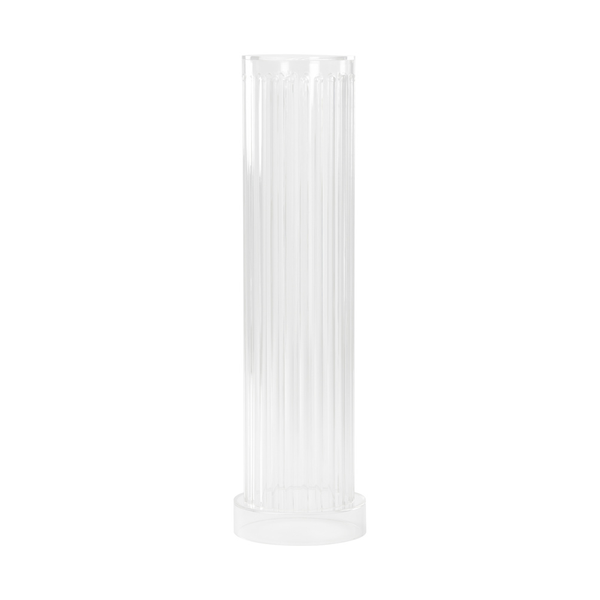 Fluted Acrylic Pedestal