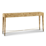 Greta Long Burlwood Console Table