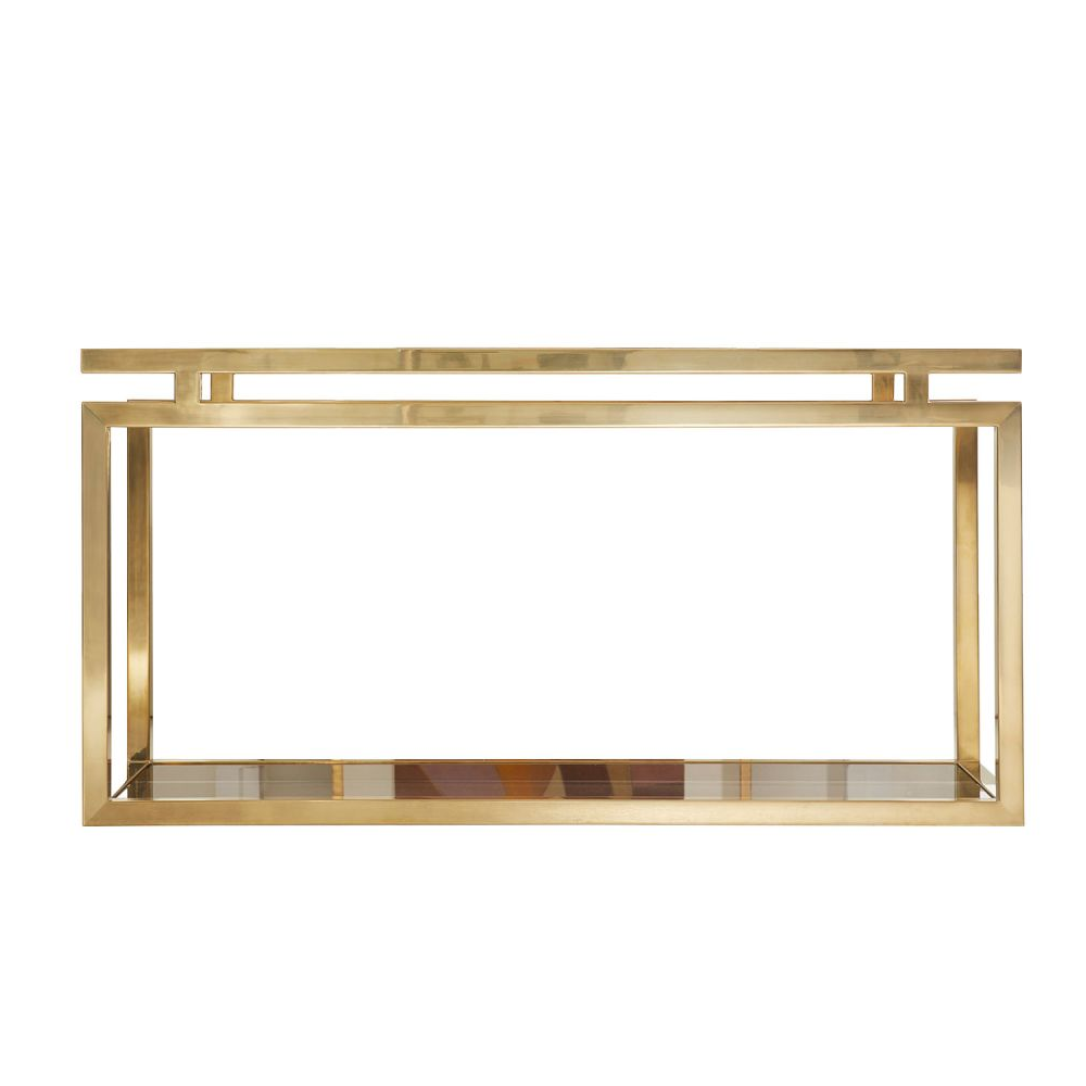 Hollywood Regency Stacked Console Table