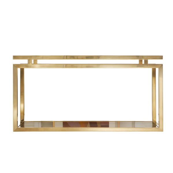 Hollywood Regency Stacked Console Table
