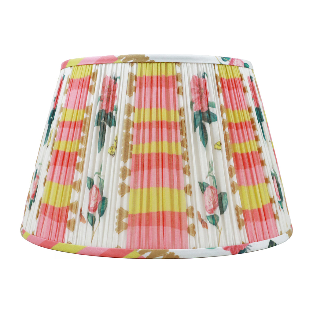 Camille Shade Pink/Yellow/Green on White