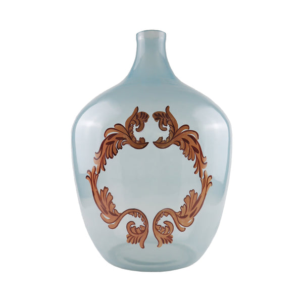 Large Demijohn Bottle Blue
