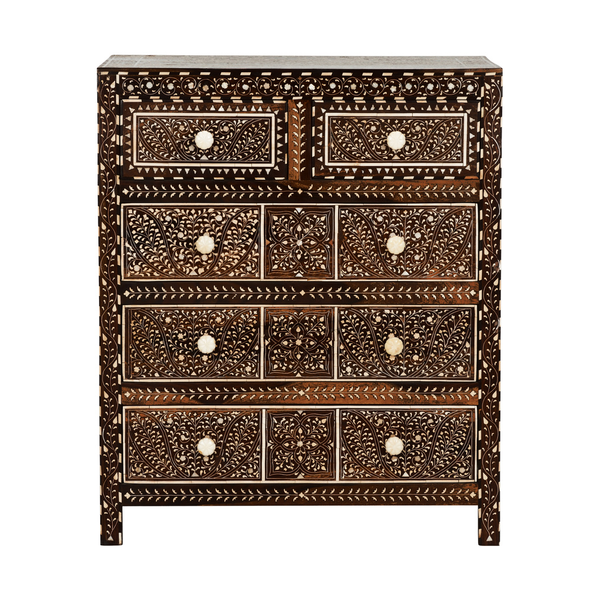 Isla Wood Inlay Chest