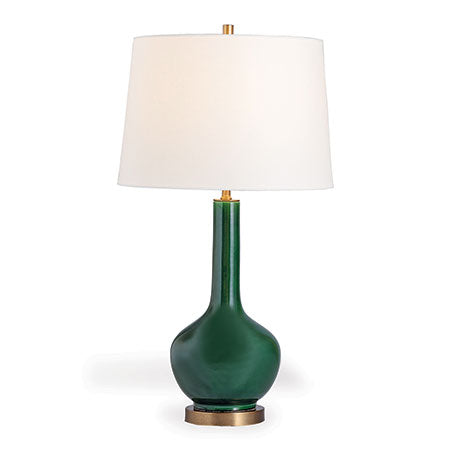 Liza Deep Emerald Table Lamp 30"H