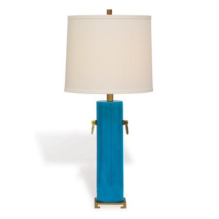 Blair Turquoise Table Lamp 32"H