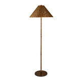 The Langley Rattan Floor Lamp