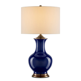Lily Deep Blue Table Lamp