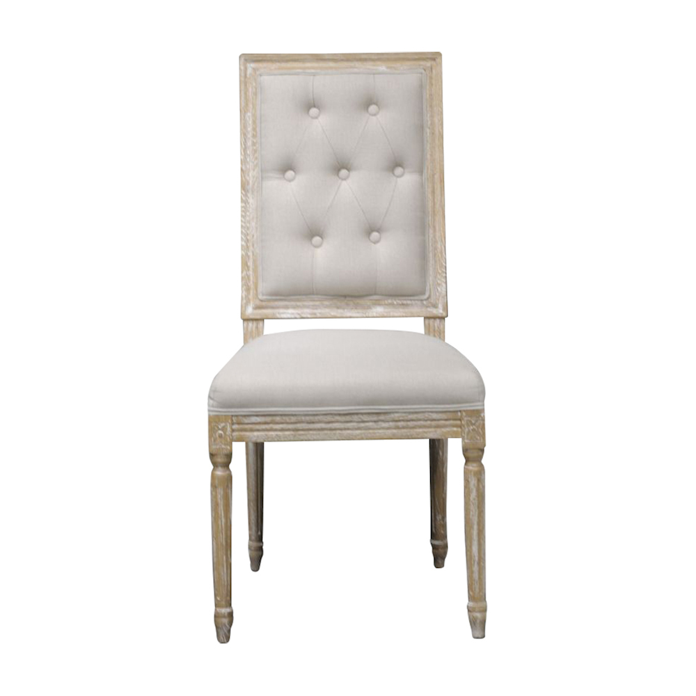 Louis White Oak Dining Chair