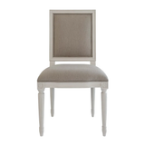 Dax Louis Square Back Linen Chair