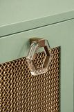 Buffet Brass Mesh and Green Lacquer
