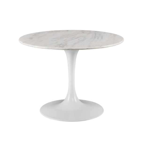 Saarinen Inspired Round Marble Tulip Table
