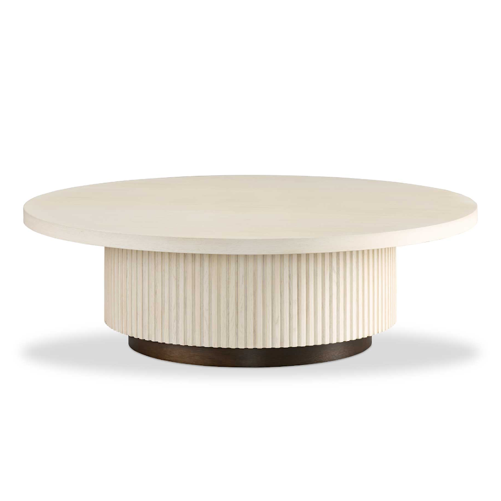 Wishbone Fluted Coffee Table Large 56" DIA