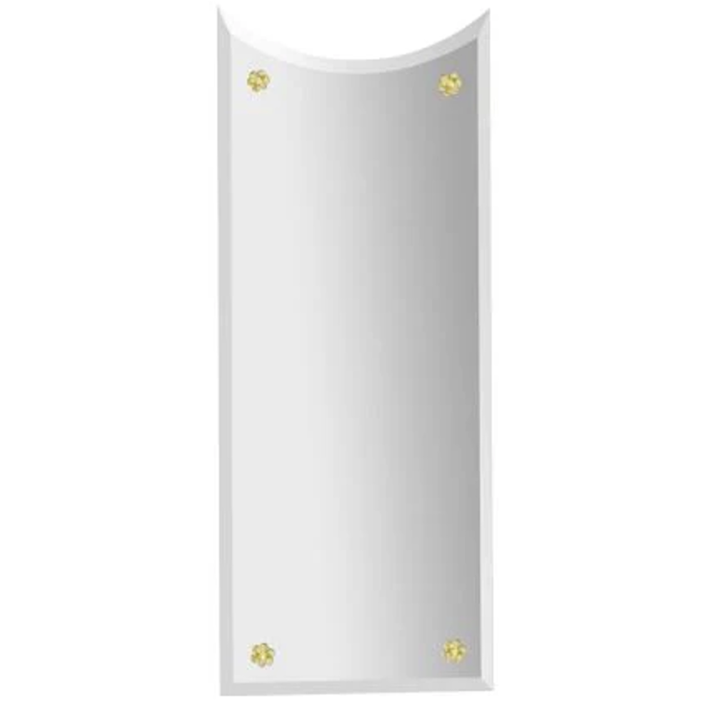 Smoked with Murano Glass Detailing Floor Length Mirror
