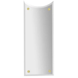 Smoked with Murano Glass Detailing Floor Length Mirror