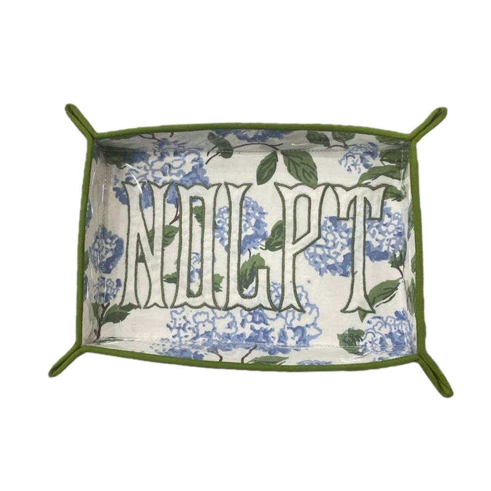 Hydrangea Needle Point Tray