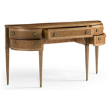 Sun Bleach Cherry Demilune Console Table