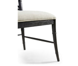 Ebony Chippendale Bamboo Side Chair
