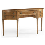 Sun Bleach Cherry Demilune Console Table