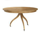 Spider Leg Round Dining Table 52"- Sun Bleached Cherry