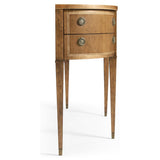 Sun Bleach Cherry Demilune Console Table