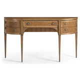 Sun Bleach Cherry Demilune Console Table