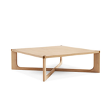 Natural Oak Large Square Cocktail Table