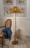 The Langley Rattan Floor Lamp
