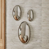 Convex Wall Mirror Dew Drops Set of 3