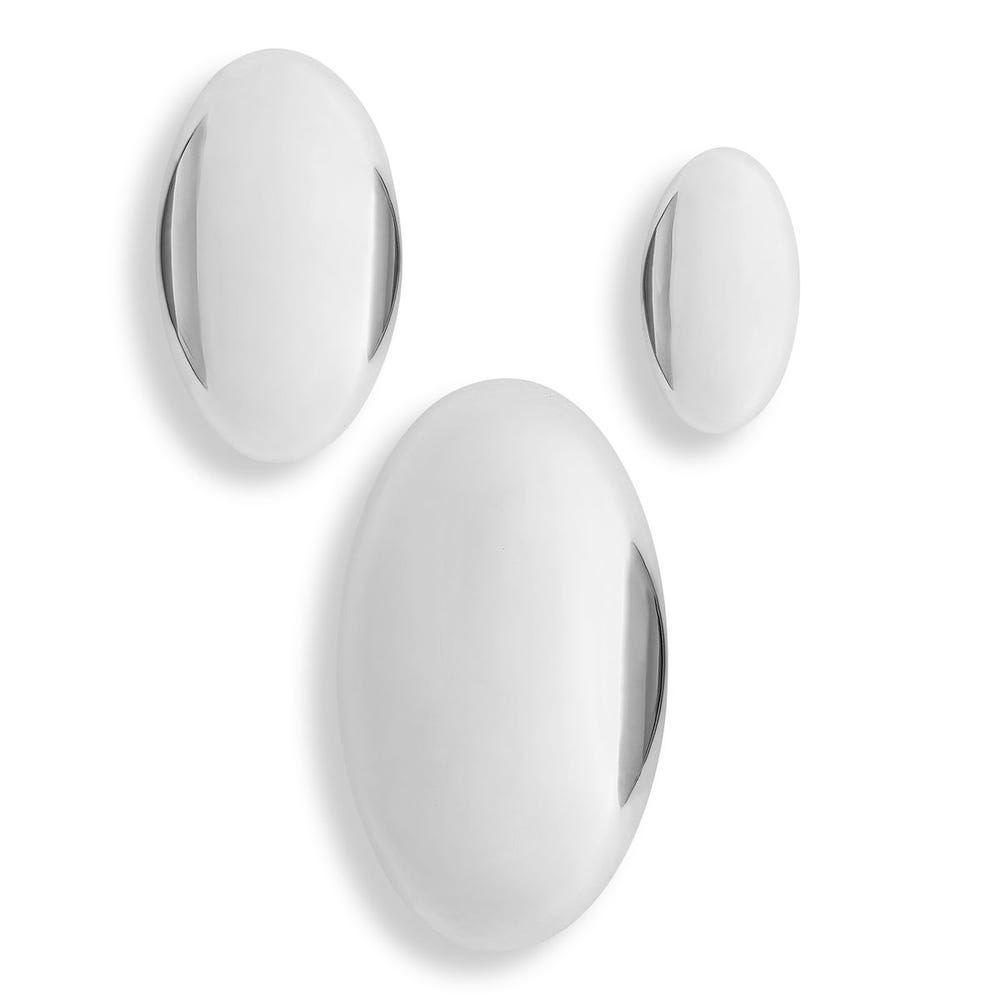 Convex Wall Mirror Dew Drops Set of 3