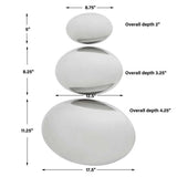 Convex Wall Mirror Dew Drops Set of 3