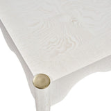Scalloped White Burl Game Table Pre Order Oct 26