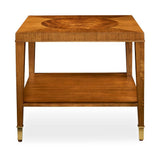 Mapa Burl and Rich Golden Brown Side Table Pre Order Aug 26
