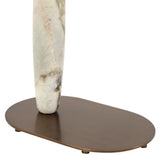 White Chocolate Marble Side Table Pre Order Aug 2, 2026