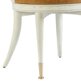 Dining/Game Swivel Chair - Antique White