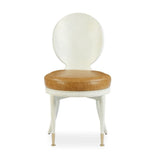 Dining/Game Swivel Chair - Antique White