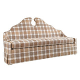 Skirted Bench - Buffalo Plaid Neutral