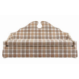 Skirted Bench - Buffalo Plaid Neutral