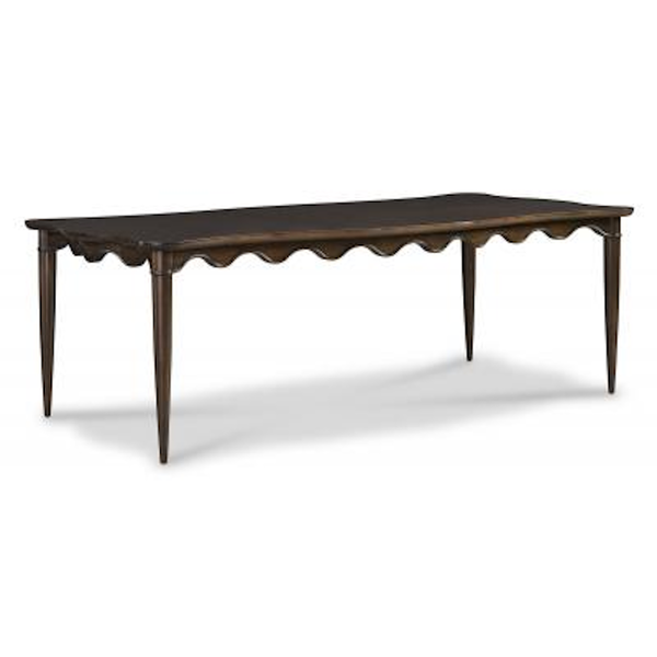 Scalloped Dining Table