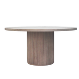 Fluted Base Dining Table